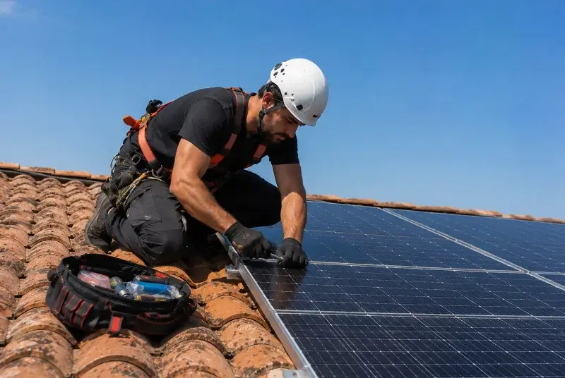 Maintenance et monitoring de panneaux solaires à Saint-Pons-de-Mauchiens